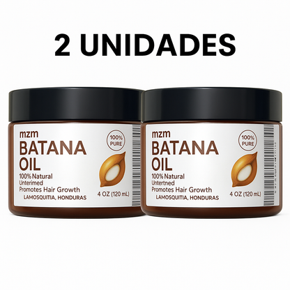 Pack de 2 Unidades – Aceite de Batana 100% Puro (240 ml) | Tratamiento Natural y Orgánico para el Crecimiento del Cabello
